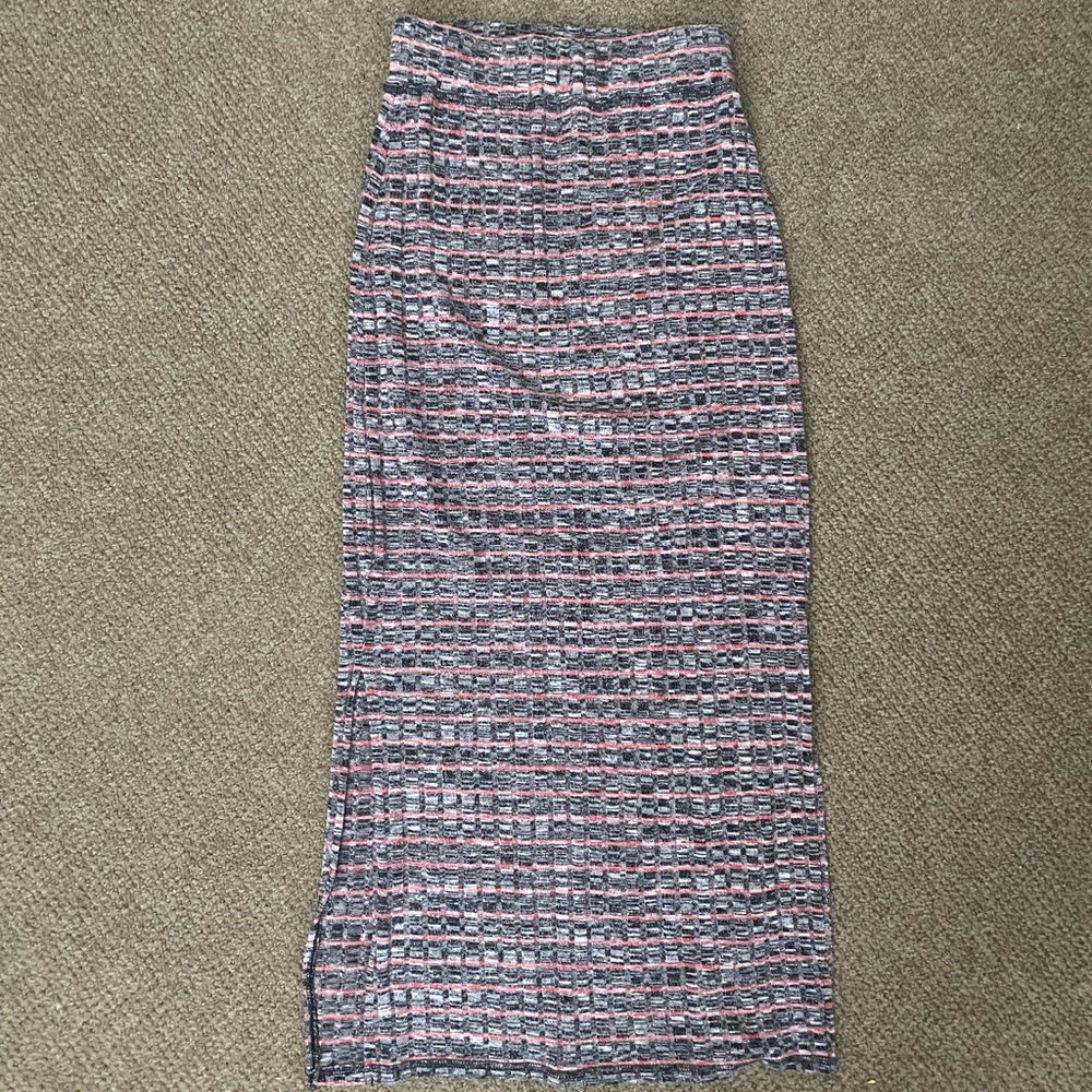 Aritzia Wilfred Free Multicolor Tweed Skirt
